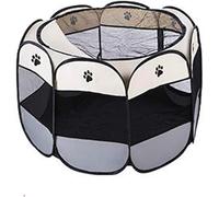 Nid D’Animal De Compagnie Tente Octogonale Nid De Chat Nid De Chien Cage D’élevage Salle D’Accouchement Enceinte Pliable, Style4, S: 72 * 72 * 45CM