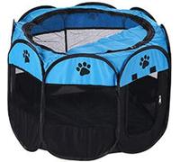 Nid D’Animal De Compagnie Tente Octogonale Nid De Chat Nid De Chien Cage D’élevage Salle D’Accouchement Enceinte Pliable, Style9, L: 114 * 114 * 60CM