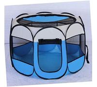 Nid D’Animal De Compagnie Tente Octogonale Nid De Chat Nid De Chien Cage D’élevage Salle D’Accouchement Enceinte Pliable, Style6, M: 90 * 90 * 60CM