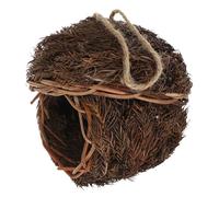 Nid D’Oiseau de Jardin Tissé en Aiguilles de Pin et Branches | Aspect Camouflage , Forme Créative Chic, pour Petits Oiseaux Chanteurs, Lark, Jardin et Arrière-cour Couleur Aléatoire