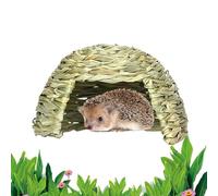 Nid d' Pliable pour Animaux de Compagnie, nid d' pour Lapins, Chinchillas, Hamsters, nichoir caché, Habitat pour hérissons, cochons d'Inde, nid d' Fait à la Main en Paille pour Animaux