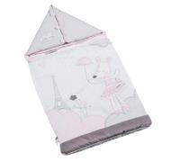 Nid d'ange bébé nomade en coton blanc - Lilibelle - 0-3 mois - pour poussette et siège auto