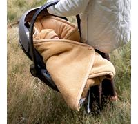 Nid d'ange biside ouatiné hiver - pady teddy - jersey ocre TU