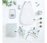 Nid d'ange esprit nature - blanc / vert - 80 cm