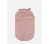 Nid d'ange jersey et fausse fourrure rose poudré TU