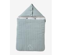 Nid d'ange léger en gaze de coton bleu grisé TU