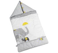 Nid d'ange Nomade bébé 0-3 mois en coton gris