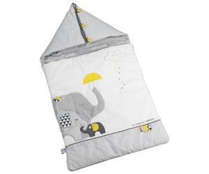 Nid d'ange Nomade bébé 0-3 mois en coton gris