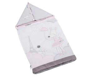 Nid d'ange nomade bébé en coton - lilibelle blanc TU