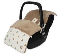 Jollein Chancelière Mini Teddy Bear - cosy groupe 0+ - harnais 3/5 pts - doublure polaire