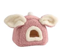 Nid d'ange pour hamster doux et chaud pour l'hiver | Maison pour hamster nain pour planeur à sucre, dragon, furet, écureuil, intérieur violet