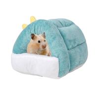 Nid d'ange pour hamster, ours dorés, lit de couchage | Maison d'hiver chaude pour animal domestique, accessoire pour hérisson, chinchilla hamster et petits animaux