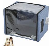 Nid D'atomisation pour Animaux de Compagnie, Tente à Oxygène pour Chien de Chat Pliable Résistante à L'usure, Machine de Nébuliseur de Chien, Cage D'oxygénothérapie pour Animaux de Compagnie Icu