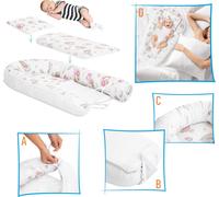 nid de bébé 3 en 1 Set complet Matelas et oreiller pour lit de bébé Sûr et ergonomique pour votre enfant Ours dormant