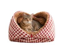 Nid De Chat - Lits Pour Chats Pour Maison De Chats Intérieure Douce Et Chaude, Nid De Couchage Grotte Pliable Épaissi | Lit Pour Animaux De Compagnie D'intérieur | Pour Calmer Les Animaux En Plein Air