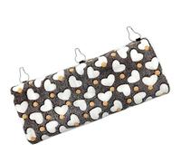 Nid de Chinchilla Chaud, Hamac Suspendu en Coton pour Petits Animaux | Construction Respirante, Fixation à Cage, Usage Quatre Saisons, Coloris Café, pour Jeux et Repos