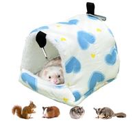 Nid de cochon d'Inde - Mini maison pour animal domestique, nid pour hérisson, dormir, se cacher, douillet, chaud à l'intérieur, accessoire de literie pour petit animal de compagnie pour un confort