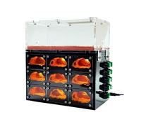 Nid de Fourmis, Fourmilière en béton avec câble d'alimentation USB, 3 et 9 lumières, 19 x 18 x 10 cm