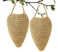 Nid de Guêpes Factice - Réaliste en Coton avec Crochet Suspendu | Leurre de nid de guêpes Artificiel,pour -toits, Jardins, arrière-Cours, patios, Cours, Parcs, Maisons de Plage
