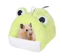 Nid de hamster | Lit de couchage en forme d'ours dorés, maison d'hiver pour animaux domestiques, accessoires pour hérisson, chinchilla hamster et petits animaux