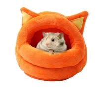 Nid de hamster - Lit nid de furet, lit grotte pour hamster | Maison de couchage chaude pour hamster d'intérieur, lit doux avec coussin thermique amovible, accessoire de couchage pour petit animal de c