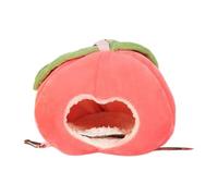Nid de hamster, mini maison douce et chaude pour hamster à fruits - Petit lit à suspendre pour animal domestique, cochon d'Inde, hérisson