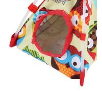 Nid de Perroquet Coupe-Vent pour Oiseaux de Compagnie, Matériau en Toile Durable, Couleur Vive, Petite Porte, adapté à la Décoration de Volière (Petit)