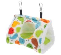 Nid de Perroquet D'hiver Suspendu, Coton, pour Oiseaux et Petits Animaux | Nid de Cocon, Usage Sommeil Saison Froide, Design Unique, Spot Sûr et Confortable