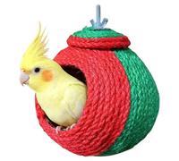 Nid de perroquet - Jouet fermé et réglable - Mangeoire à oiseaux | Les petits animaux dorment, jouent, nichent, se reposent, tandis que les hamsters vivent et se sentent à l'aise à l'intérieur et à