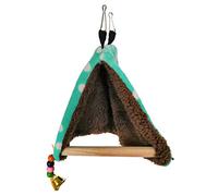 Nid de perroquet pour animal domestique - Hamac en peluche à suspendre pour perroquet, cacatoès, conure, inséparable, pinson, nichoir en bois pour travaux manuels