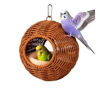 Nid de perruche | Décoration respirante et résistante à la mastication, hamac pour petit oiseau - pour canari, pinsons, petits perroquets, animaux domestiques, salon, maison, intérieur ou extérieur