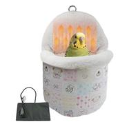 Nid de perruche - Lit chauffant en coton chaud alimenté par USB | Hamac imitation avec coussin chauffant réglable à trois niveaux pour moines, oiseaux, calopsittes
