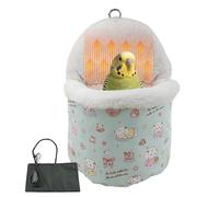 Nid de perruche Maison chaude en peluche coupe-vent à chauffage USB | Nids hamac et sac de couchage perruche pour Hamster Chinchilla Calopsitte Moineau Extérieur Jardin Cour