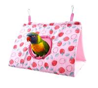 Nid de perruche - Nest House | Refuge pour oiseaux | Nichoir confortable pour conures, perruches, calopsittes et canaris | Accessoire de cage d'intérieur doux pour la chaleur hivernale et un repos con