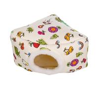 Nid De Perruche | Nid De Hamac D'oiseau Chaud D'hiver | Maison De Nids D’oiseaux Suspendue | Doublure Polaire En Peluche Confortable, Toile De Coton Respirante, Crochets Faciles À Installer, Idéal