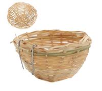 Nid de perruche | Nid d'oiseau naturel tissé à la main - Accessoires d'animaux pour la culture des arbres - Bac à œufs d'hiver pour volières Environnement naturel Extérieur Intérieur Jardin et cour