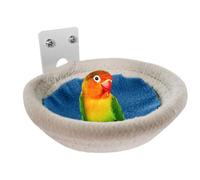 Nid de Perruche - Nids d’Oiseaux Faits Main | Cabane de Nidification pour Cage Perroquet Canari Petit Perroquet | Facile et Sûr pour Oiseaux Domestiques