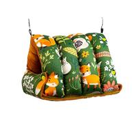 Nid De Repos Aviaire - Abri Pliable Et Chaud En Peluche, Hamac De Détente En Cage, Cachette De Perchoir Souple, Station De Couchage Pour Petit Animal De Compagnie Avec Peluche | Nid De Repos Aviaire P