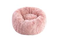 Nid d'hiver en peluche pour animal domestique - Chaud amovible et lavable - Décoration universelle saisonnière (monocolore)