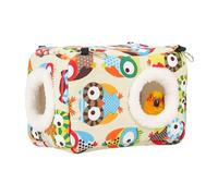 Nid d'hiver pour perroquets, lit pour oiseaux isolé avec rembourrage en coton épais | Nid de couchage lavable pour perroquets, perruches et pinsons tigrés, maison chaude pour oiseaux en hiver, cachett