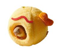 Nid d'oiseau - 20 cm doux et chaud, abri d'hiver en peluche, lit d'hiver chaud pour animal domestique, maison de repos confortable pour perruche, calopsitte, inséparable, conure, hamster, lapin