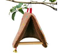 Nid d'oiseau - Accessoire de cage à suspendre avec crochet, hamac confortable pour perroquet, perchoir et station de repos | Activité passionnante et sommeil pour calopsittes, tourterelles, perruches