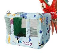 Nid d'oiseau - Cage à perroquet respirante avec tapis frais, tente cage étanche | Nid accrochant doux d'hamac de peluche, gris africain de perruche de grotte d'animal de tissu de perruches d'inséparab
