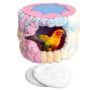Nid d'oiseau chaud et mignon - Cage pour perroquet, lit d'hiver, petit animal, calopsitte, conure, inséparable, grotte, pinson, écureuil, chinchilla, cabane de couchage | Habitat intérieur pour le con