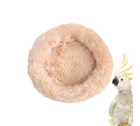 Nid d'oiseau d'hiver, tapis chaud en coton pour nid de noix de coco - Outil de sommeil pour oiseaux avec bord épais pour pape naine, , parquet, perruche et pose