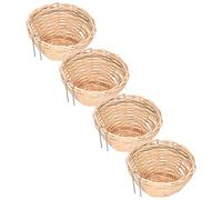 Nid d'oiseau en Bambou, matériau Naturel Multifonctionnel Pratique Facile à Installer Maison d'élevage d'oiseaux avec Crochet pour perroquets pour canari