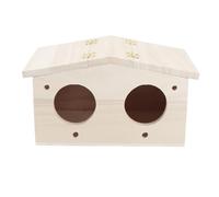 Nid d'oiseau en bois avec modélisation mignonne pour perroquets, hirondelles, en bois d'affichage, nichoir à oiseaux, volière, nichoir