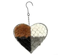 Nid d'oiseau en fibre fait à la main, décoration de jardin à suspendre pour une utilisation en extérieur, pot de fleurs à suspendre en fer pour plantes d'intérieur ou d'extérieur