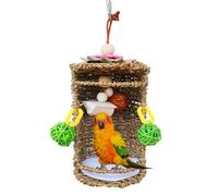 Nid d'oiseau en forme de cabane pour perroquet en de mer respirant
