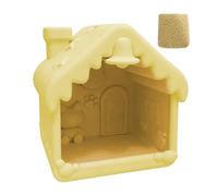 Nid d'oiseau - Imprimé 3D, nichoir à oiseaux, accessoire de cage confortable | Lit à oiseaux, nichoir jaune pour perroquets, perruches, petits oiseaux, pour l'intérieur et l'extérieur, dessous